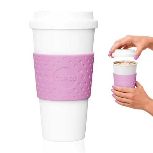 Copco Acadia Travel Mug, 16 oz, Bubble Gum