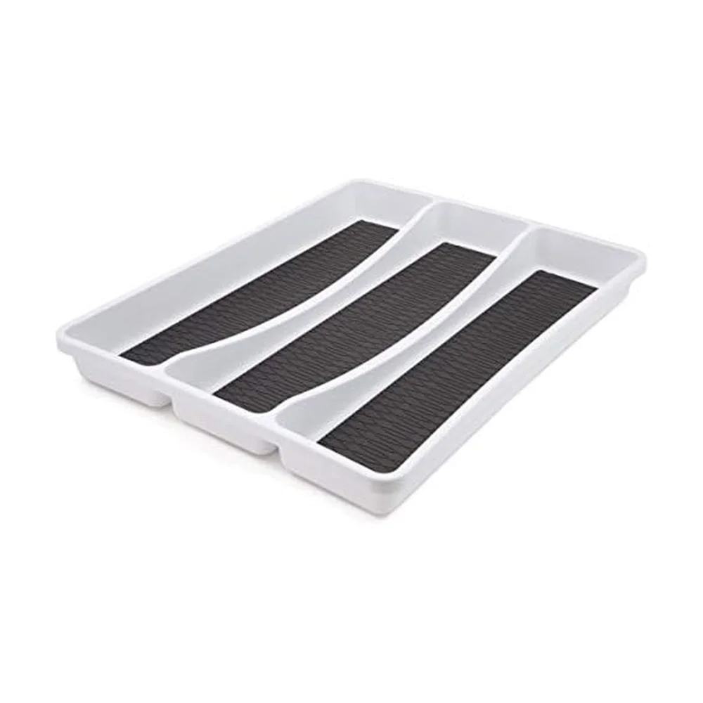 Copco Basics 6 Compartment Drawer Organizer, 15.7 in, White