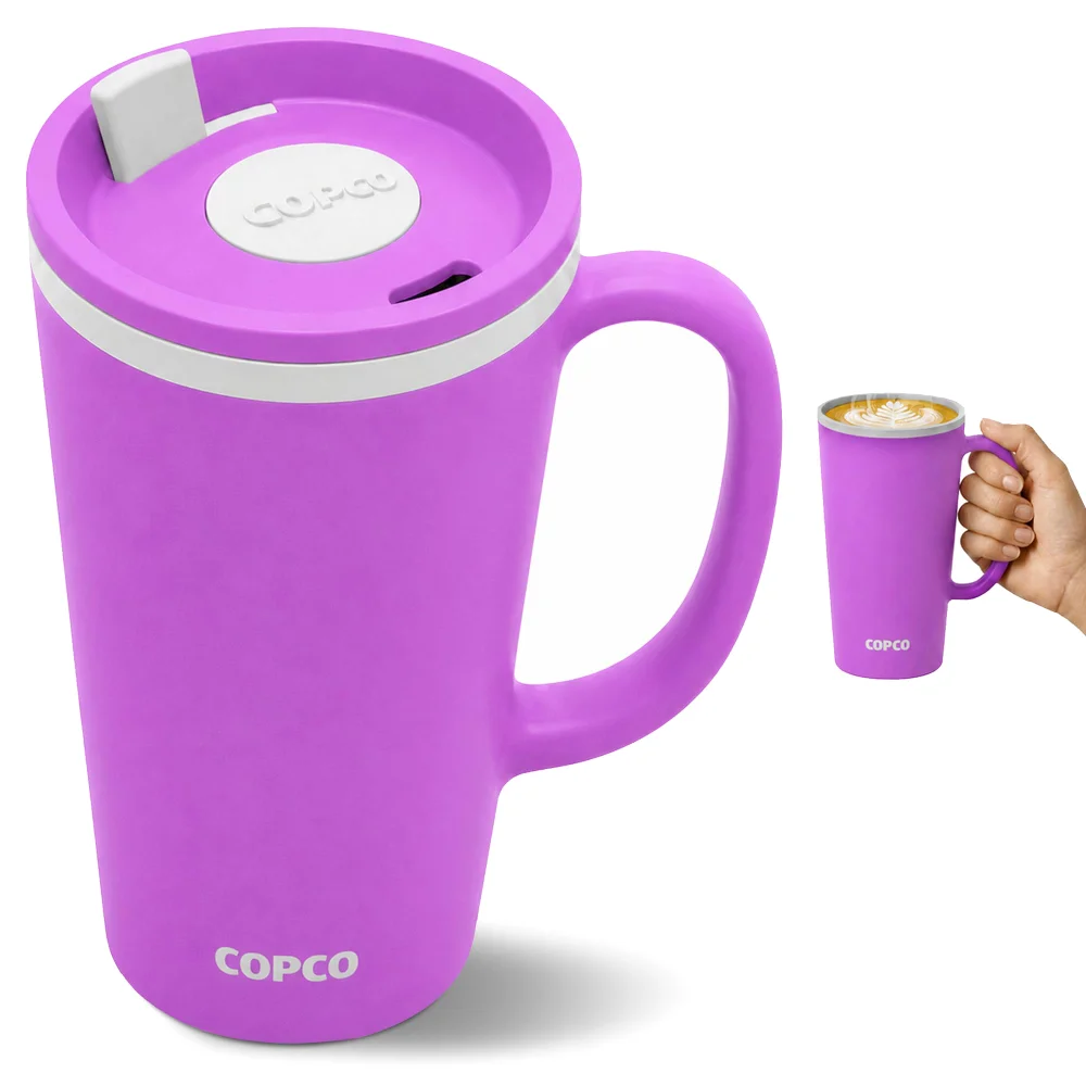 Copco Cone Desk Mug, 16 oz, Purple