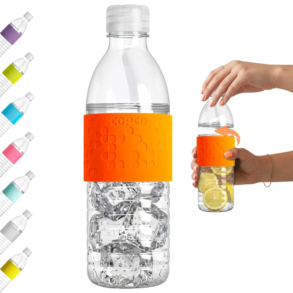Copco Hydra Water Bottle, 16.9 oz, Orange