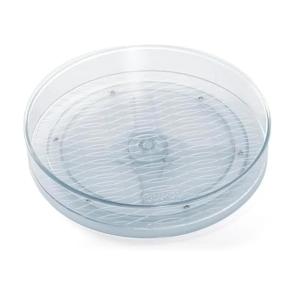 Copco Lazy Susan Turntable Organizer, 9 in, Clear